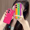 Pink Point Heart Mobile Phone Case for POCO F7 F6 F5 F4 F3 F2 Pro GT C75 C71 C65 C61 C40 Pro Ultra Colorful Printing Cover Cover