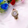 Nuovo Set Orologio e Bracciale a Catena Artiglio Strass da Donna Celebrità