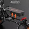 G63 2400W Dual Motor Electric Scooter 48V 20Ah Removable Battery, 65km/h Max Speed, Bluetooth Connected Foldable Escooter for Adults