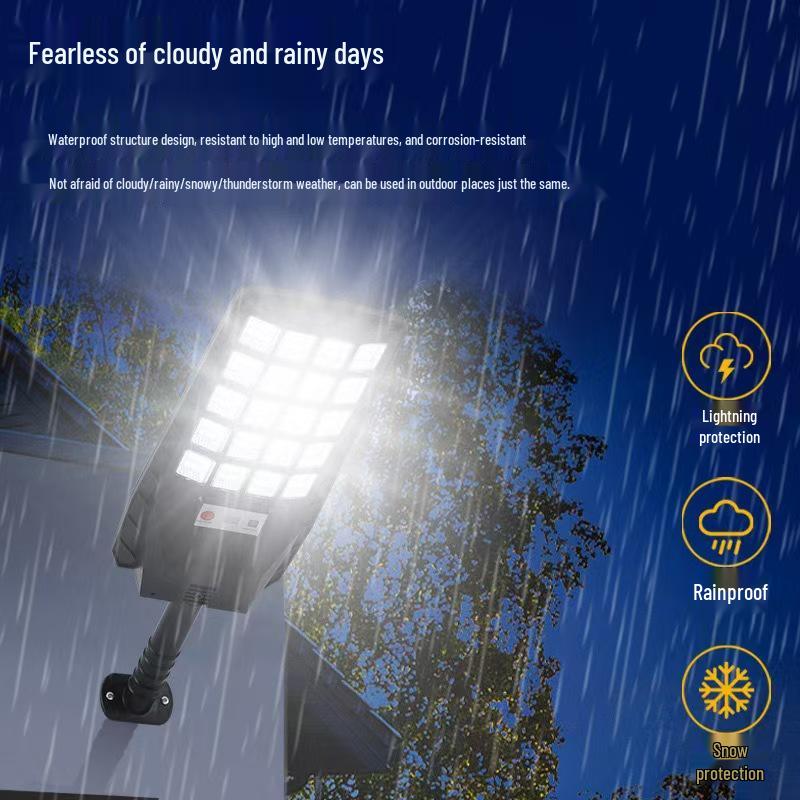 Waterproof Solar Street Light with Motion Sensor for Outdoor Energy-Saving Lighting