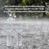 Outdoor Ready High Borosilicate Glass Rain Gauges Heat Resistant for Harsh Weather Conditions & Scientific Applications