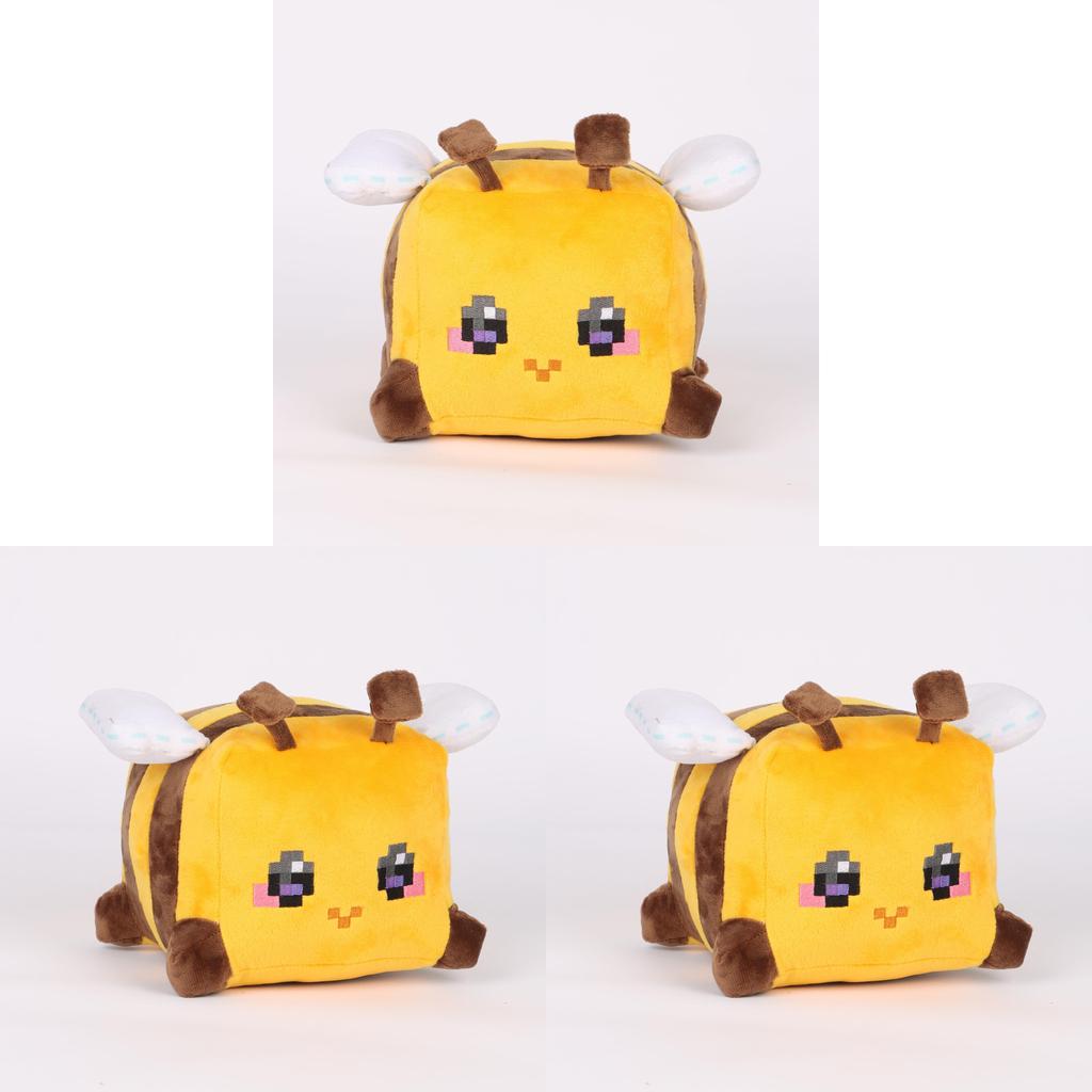 Hytale Bee Plush Toy With Short Pile Fabric For Kids And Collection