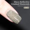 Reflective Disco Diamond Gel Polish 2025: Starlight Silver Nail Set