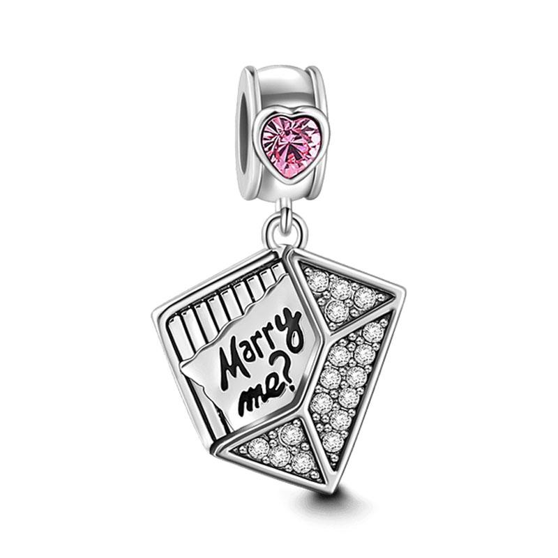 New Copper Air Balloon Charm Happy Birthday Pendant Bead Cake Pendant Fit Original European Bracelet Diy Women