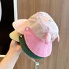 Quick-dry Summer Kid Sunhat Detachable Children's Fisherman Hat Cartoon Animal Bucket Hat  Girls