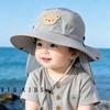 Kids' Breathable UV Protection Sun Hat with Large Brim