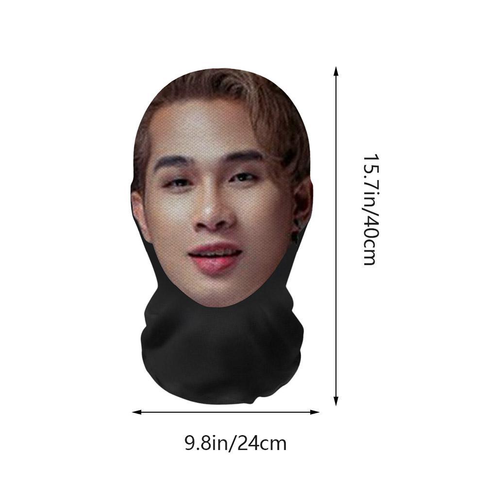 Nová 3D tištěná celoobličejová maska Elastická síťovina Pro Unisex Cosplay Pokrývka hlavy Párty Simulace Kukla Čepice Pokrývka hlavy Prodyšná Rekvizita