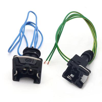 Conector cablaj de cablu pentru încălzitor auto cu 2 pini pentru pompă de combustibil pentru Webasto Eberspacher Accesorii pentru încălzitor diesel cu aer albastru/verde
