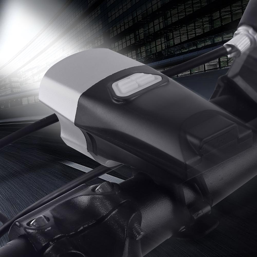 

Waterproof Bike LED Bright Front Lamp USB Rechargeable Bicycle Head Light with Mount