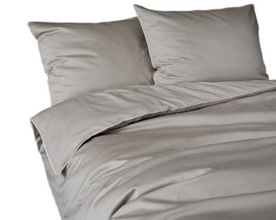 Pure Cotton Sateen Bedding 220x200 Beige Premium