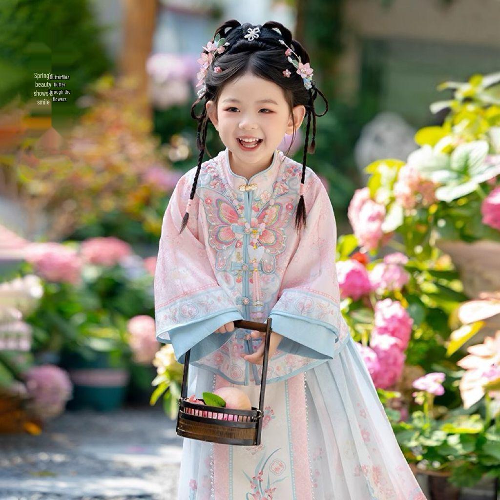 2026 Neues Hanfu-Set für Frühling/Herbst: Mädchen-Mamian-Rock im Feenstil