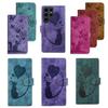 Animals Cat Leather Phone Wallet Case Book For Samsung Galaxy S25 Edge S24 S23 S22 Ultra S21 Plus S20 FE A16 A56 Card Flip Cover