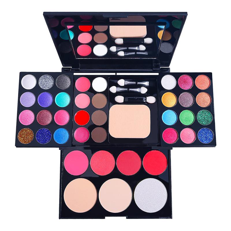 39-Color Eyeshadow Palette & Makeup Set: Beginner-Friendly Blush, Powder, Lipstick Combo