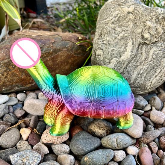 Funny Animal Statue Small Elephant Tortoise Snail Figurine Colorful Resin Sculpture for Outdoor Garden Yard Home Desktop Decor