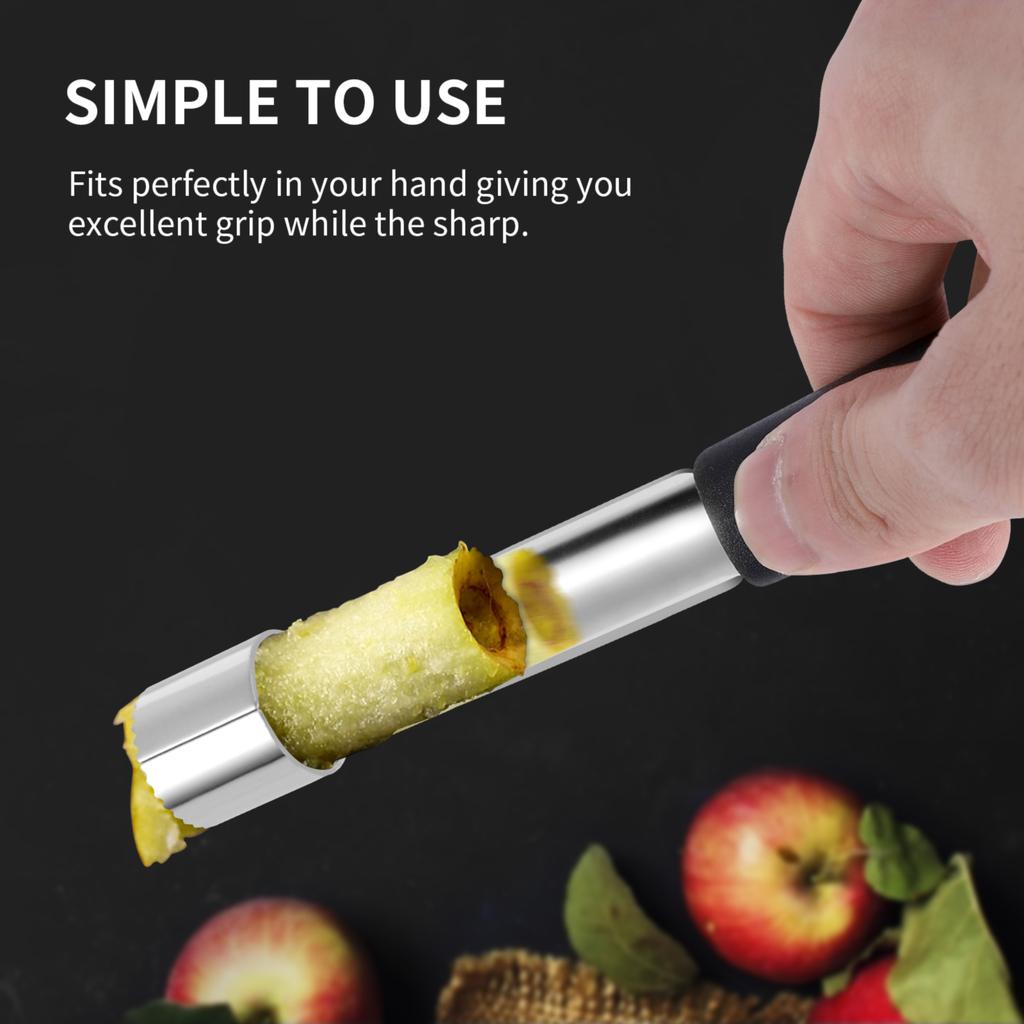 Stainless Steel Core Remover Fruit Vegetable Seeder Red Dates Pear Pip Corer Easy Twist Household Supplies Tools