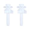 Convenient Toilet Bolt Replacement Reliable Toilet Hinge Screws Long Lasting Essential Toilet Hardware Kits Plastic