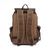 Men's and Women's Backpacks Retro Shoulder Travel Bag Computer Travel Bag Waxed Canvas with Crazy Horse Bag