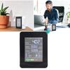Air Quality Monitor 5-in-1 Detector for CO2, TVOC, HCHO LCD Display Temperature Humidity Detector