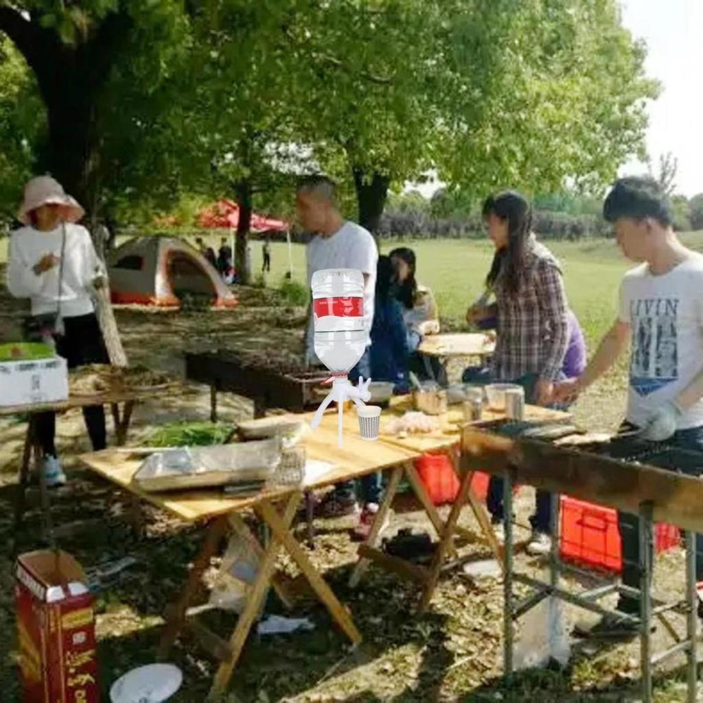 Water Bottle Dispenser Coke Drink Mineral Triangular Drinking Holder for Bedroom