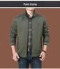 Men's Casual Cotton Jacket for Middle-Aged & Elderly - Lightweight Spring/Autumn Wear