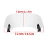 1Pc Transparent/Gray Universal Motorcycle Windshield,Motorcycle Windshield,Adjustable Spoiler Clip On Windshield Deflector