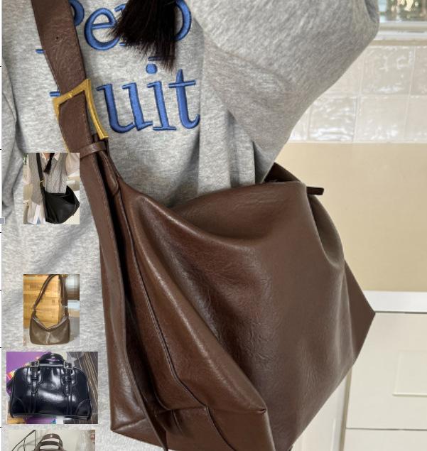 Summer Fashion Simple Shoulder Women'S Bags Trendy Messenger Bags Women'S Large-Capacity Bags Women