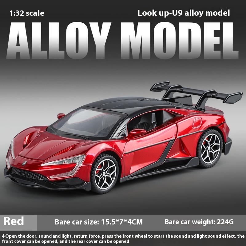 

Simulation 1:32 YANGWANG - U9 Alloy Car Model, Game Vehicle Birthday Gift With Sound and Light Children s Toy Car Boy