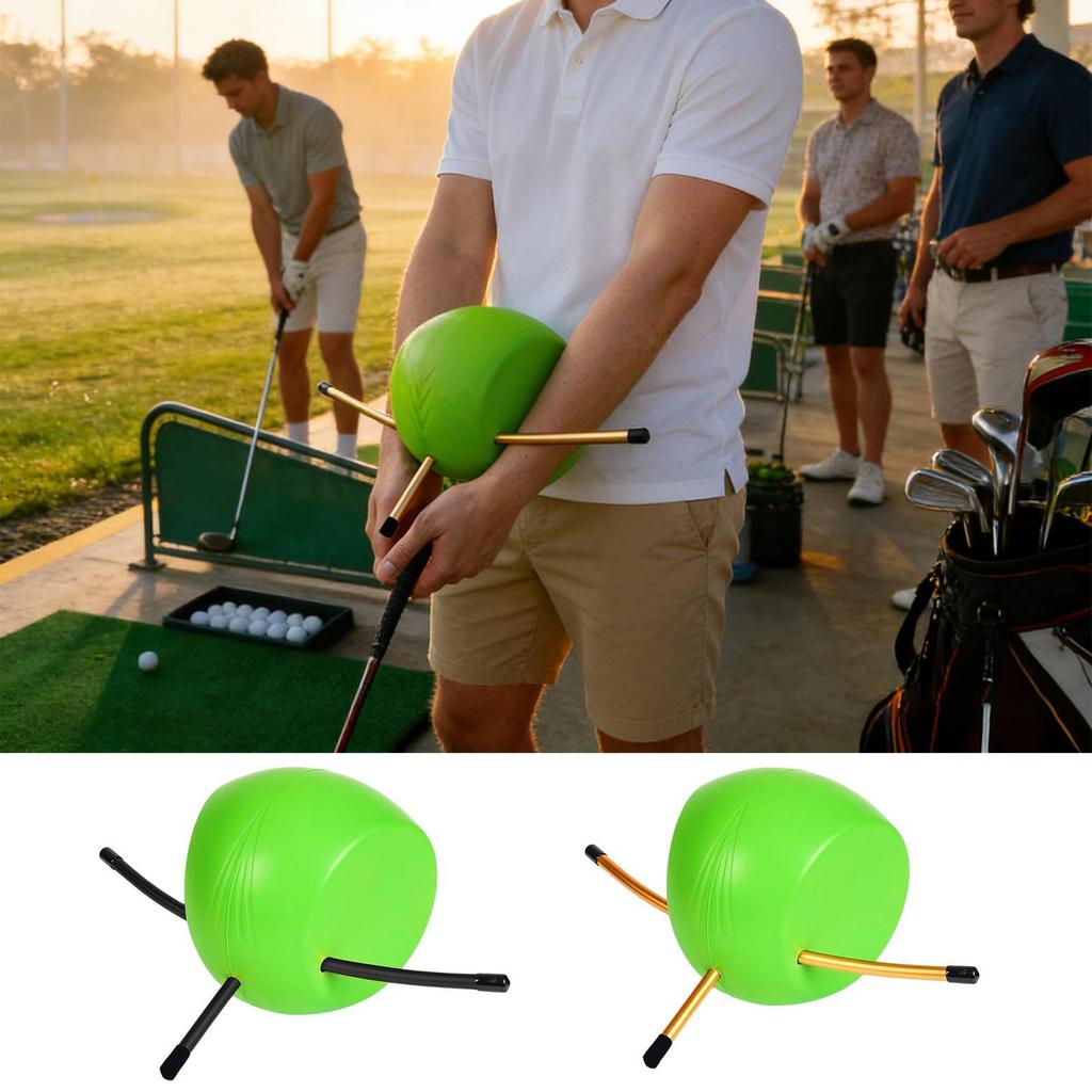Golf Swing Trainers Adjustable Buckle Tool Golf Swing Practice Trainer PU Foam and Aluminum Alloy Swing Trainer Ball Training