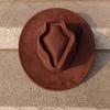 Heart Vegan Suede Hat Blank with Logo Engraving  Autumn/Winter Hats for Men and Women Hat for Burning Heart Wide Brim Hat