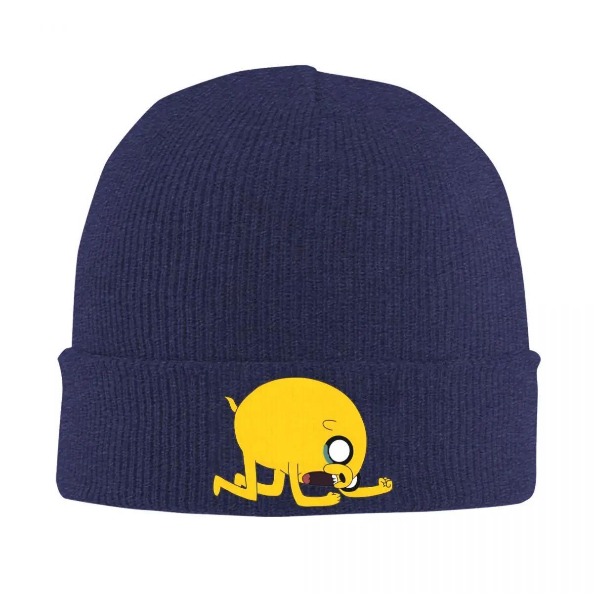 

Jake The Dog Adventure Cartoon Anime Funny Times Knitted Hat Beanie Winter Hat Warm Acrylic New Arrival Caps for Men Women Gift