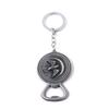 Classic Movie Dragon Shape Keychain Wolf Head Pendant Fashion Trend Bottle Opener Keyring for Fan Collectible Accessories