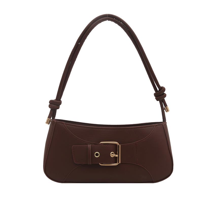 Stylish simple high texture armpit bag 2025 autumn new popular shoulder bag trend Internet celebrity niche women's bag tide