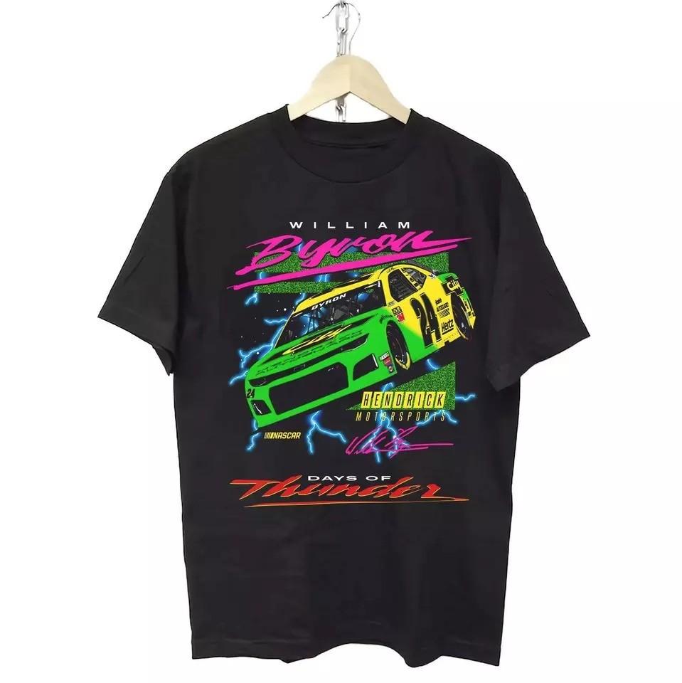 T-shirt Vintage William Byron Axalta Fuel T-shirt de Course Nascar cadeau unisexe