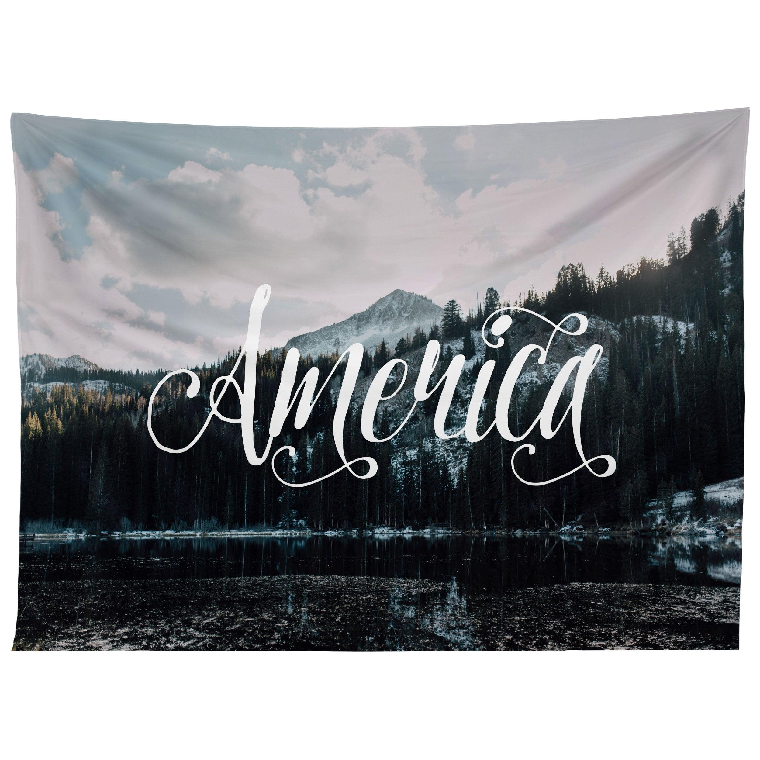 AMERICAN BEAUTY tapestry 75x100