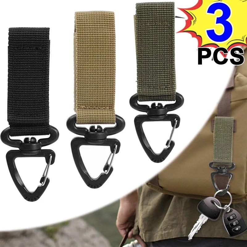 EDC Tactical Nylon Band Schlüsselanhänger Rucksack Karabiner Verschluss Haken Verschluss Haken Schnalle Outdoor Camping Wandern Gurtband Clip Schnalle