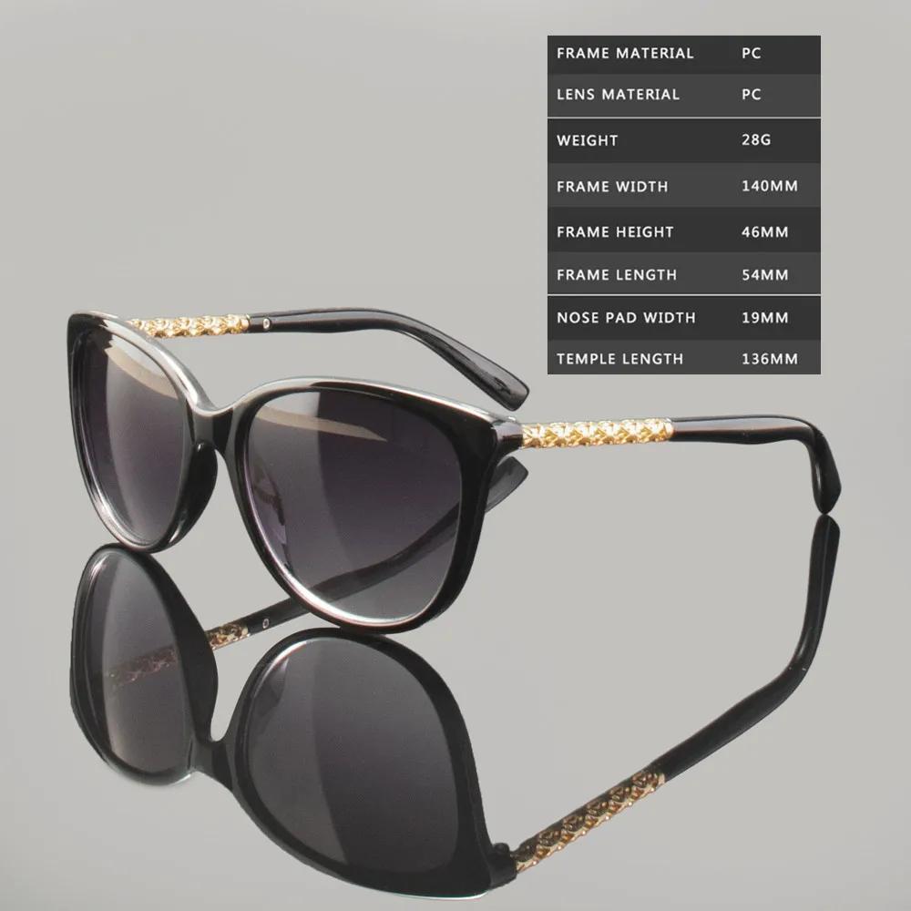 Velké Sluneční Brýle Dámské Luxusní Značka Stíny Sluneční Brýle Ženy Retro Velké Obroučky Duté Obroučky Brýle Oculos de sol