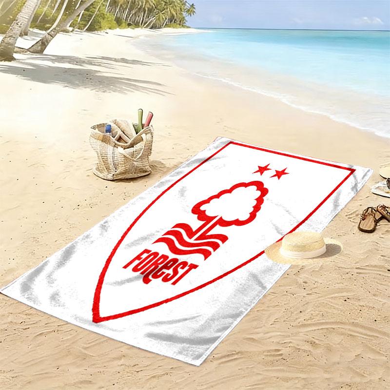 NFFC Logo Beach Towel, Large Soft Quick Dry Towel for Beach Camping Swimming
