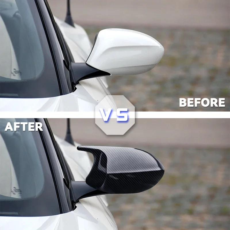 For BMW Z4 E89 Convertible 2009-2016 Rearview Mirror Covers Side Door Wing Mirror Caps Real Carbon Fiber Car Styling Replacement