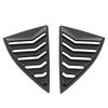 For Chevy Camaro 2009-2015 ABS Plastic Window Quarter Louver Scoop Cover Side Vent Shutter Trim Exterior Adhesive Accessories