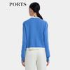 PORTS Women's Cashmere Blend Crew Neck Sweater