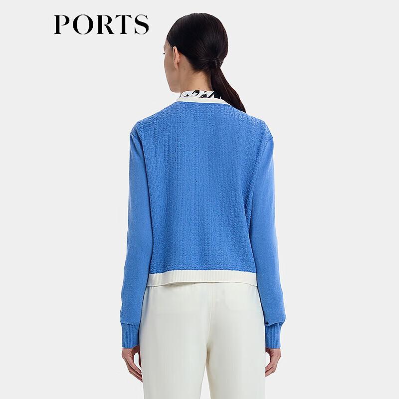 PORTS Women's Cashmere Blend Crew Neck Sweater