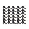 10/20/30/40Pcs Fishing Tackle Zip Slider Beads Swivels Pulley Clip Line Rigs