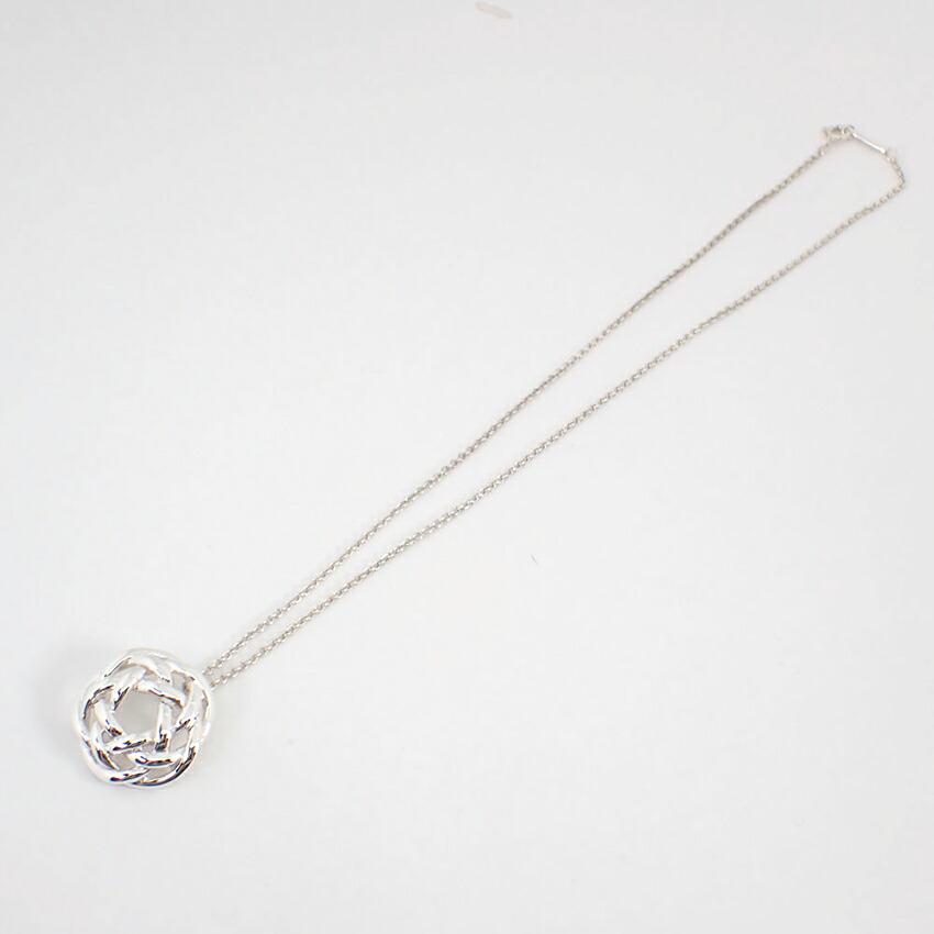 [Used] TIFFANY 925 Rose Pendant/Necklace/g530-61