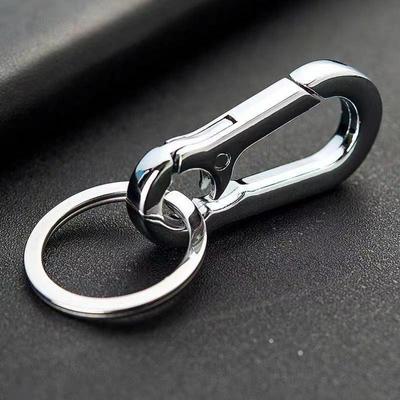 Portachiavi con fibbia a zucca, gancio per arrampicata, portachiavi per auto, semplice e resistente, a forma di moschettone, accessori per portachiavi in metallo, anello portachiavi vintage