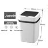 Smart Trash  Kitchen Bathroom Recycling TrashCan Automatic Sensor Dustbin Electric Waste Bin Waterproof Wastebasket For 13L
