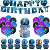 44pcs Banner, Cake Topper, Balloon Decor For Little Mermaid theme Birthday Party