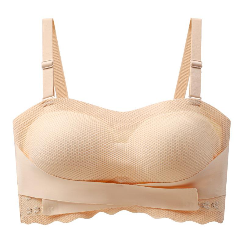 Plus Size Anti-Slip Strapless Minimizer Bra with Removable Straps