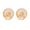 Crystal from Austrian Simple Titanium Steel Zircon Earrings Fit Women and Female