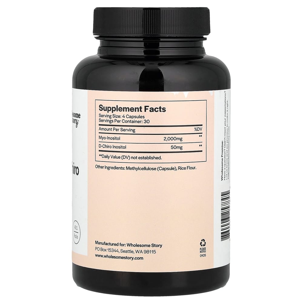 Myo-Inositol & D-Chiro-Inositol Gemüsekapseln 120 Stück