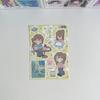 1/8 Sheets Cute Cartoon Cool Girl Character Stickers For Hand Account Diary Notebook Scrapbook Diy Decor